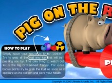 Veiksmo žaidmai - Pig on the rocket