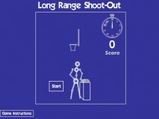 Mini žaidimai - Long range shoot out