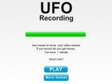 Mini žaidimai - Ufo recording