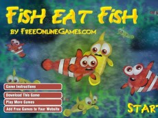Mini žaidimai - Fish eat fish