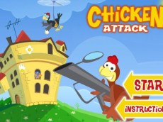 Šaudyklės - Chicken attack