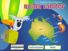 Veiksmo žaidimai - Koala lander