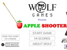 Šaudyklės - Apple shooter